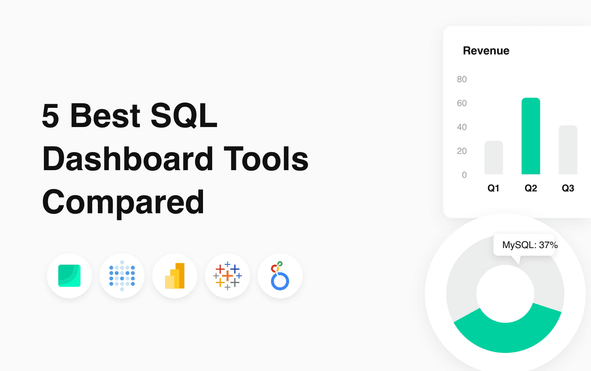 5 best SQL dashboard building tools