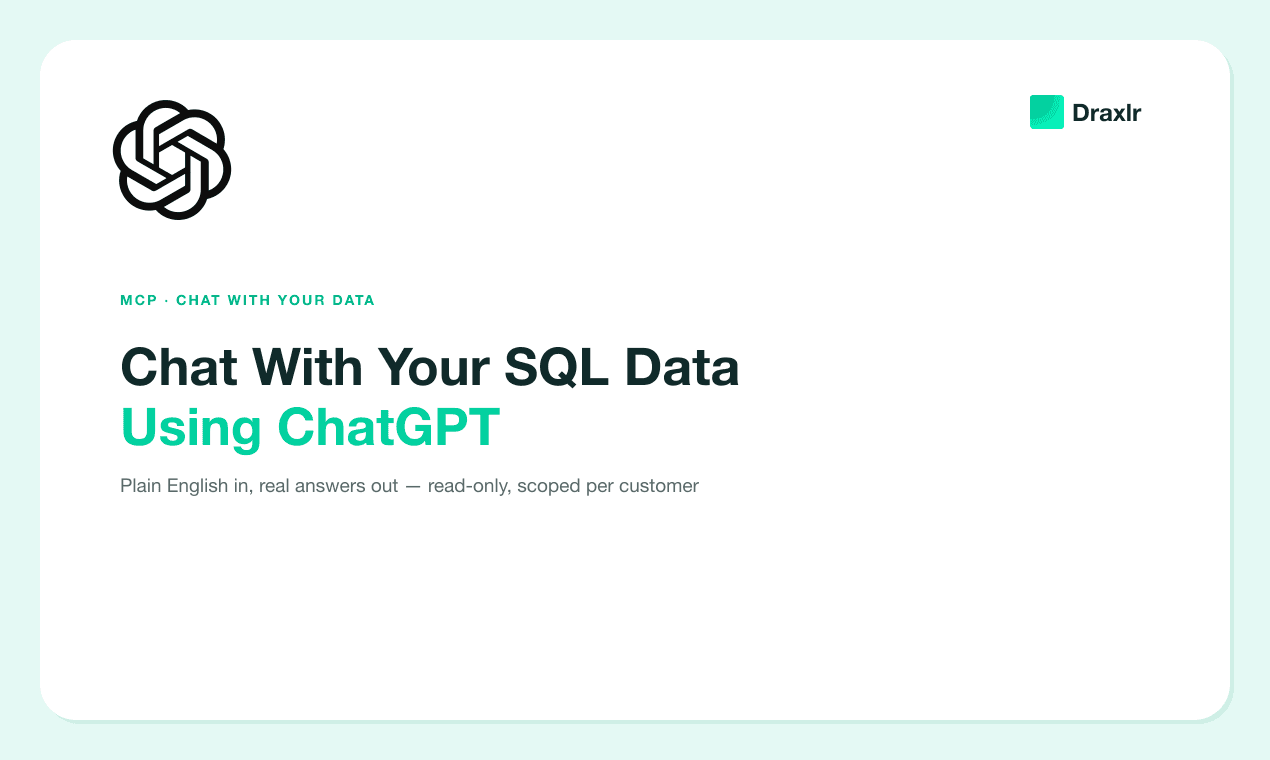 How to Chat With Your SQL Data Using ChatGPT (Step-by-Step)