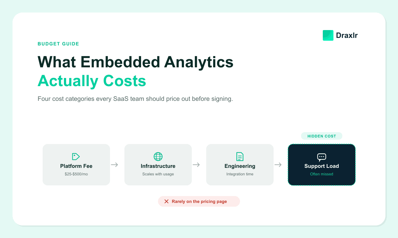 Embedded Analytics Cost: A SaaS Team's Budget Guide