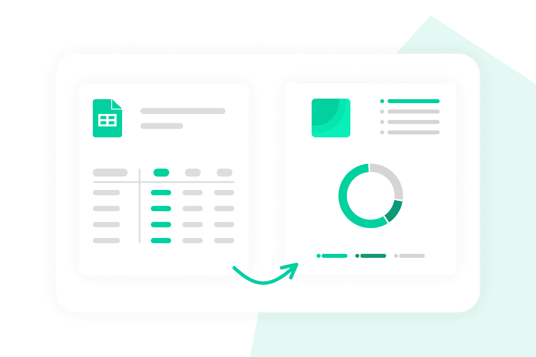 How to use google sheet data to generate analytics?