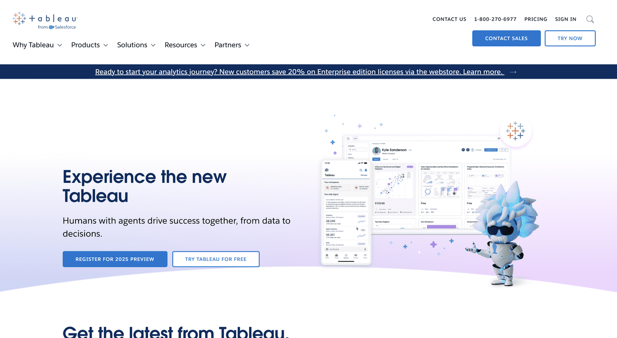 Tableau - Alternative to Qlik Sense