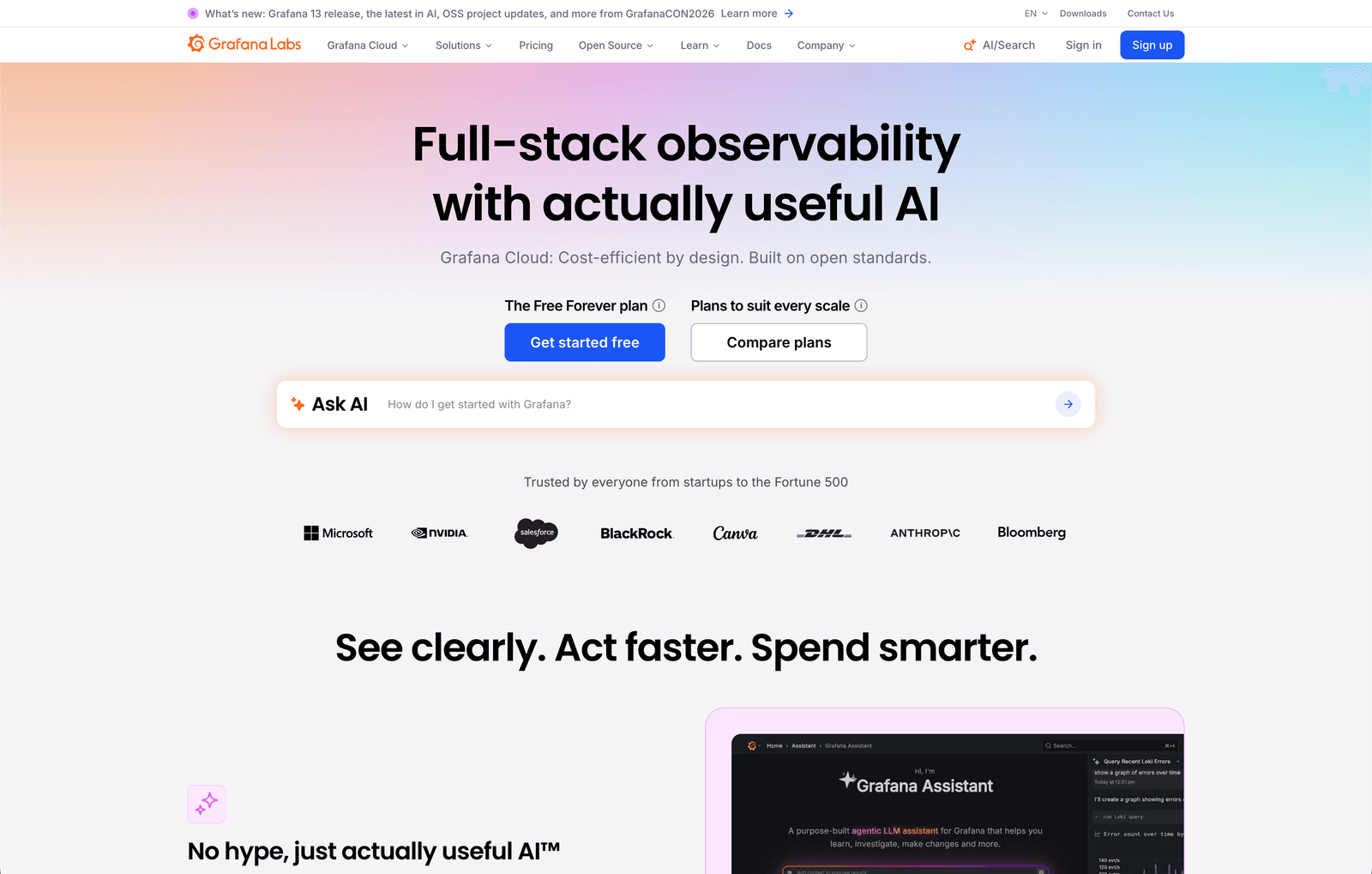 Grafana — MariaDB reporting tool