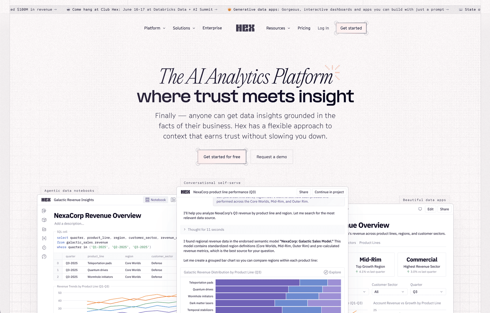Hex — Neon reporting tool
