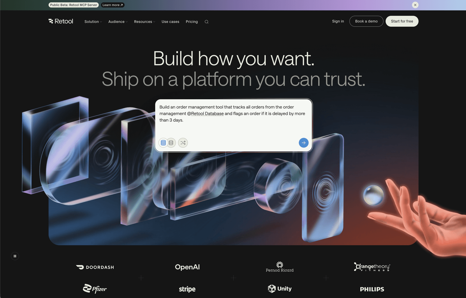 Retool — PlanetScale reporting tool