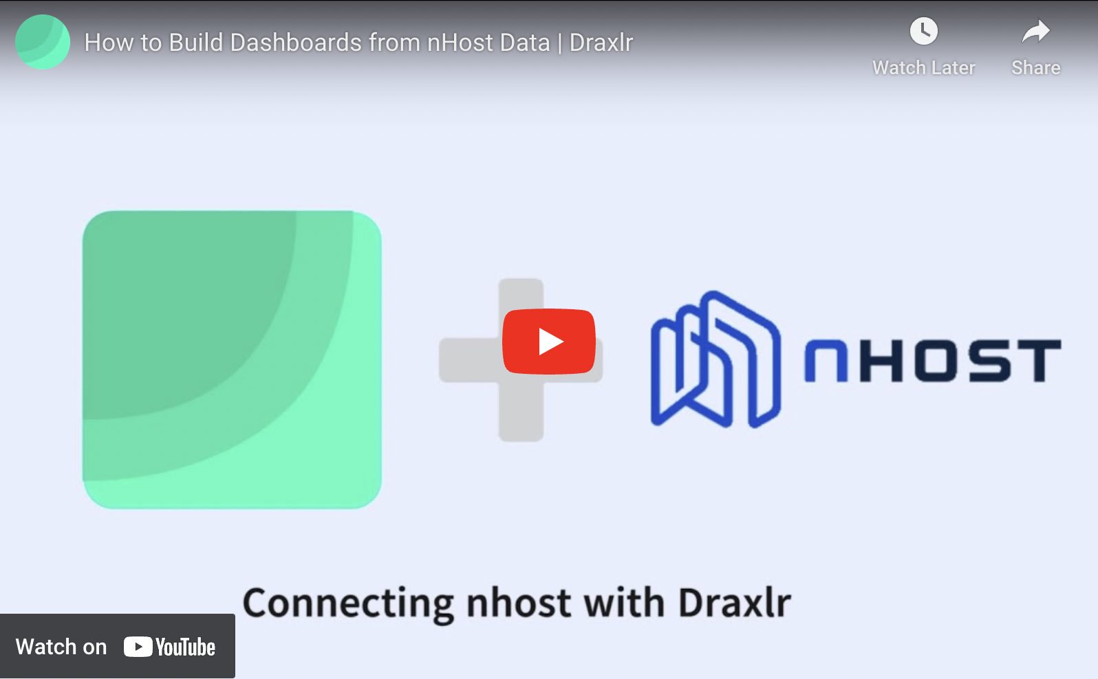 How to build Dashboards from Nhost data
