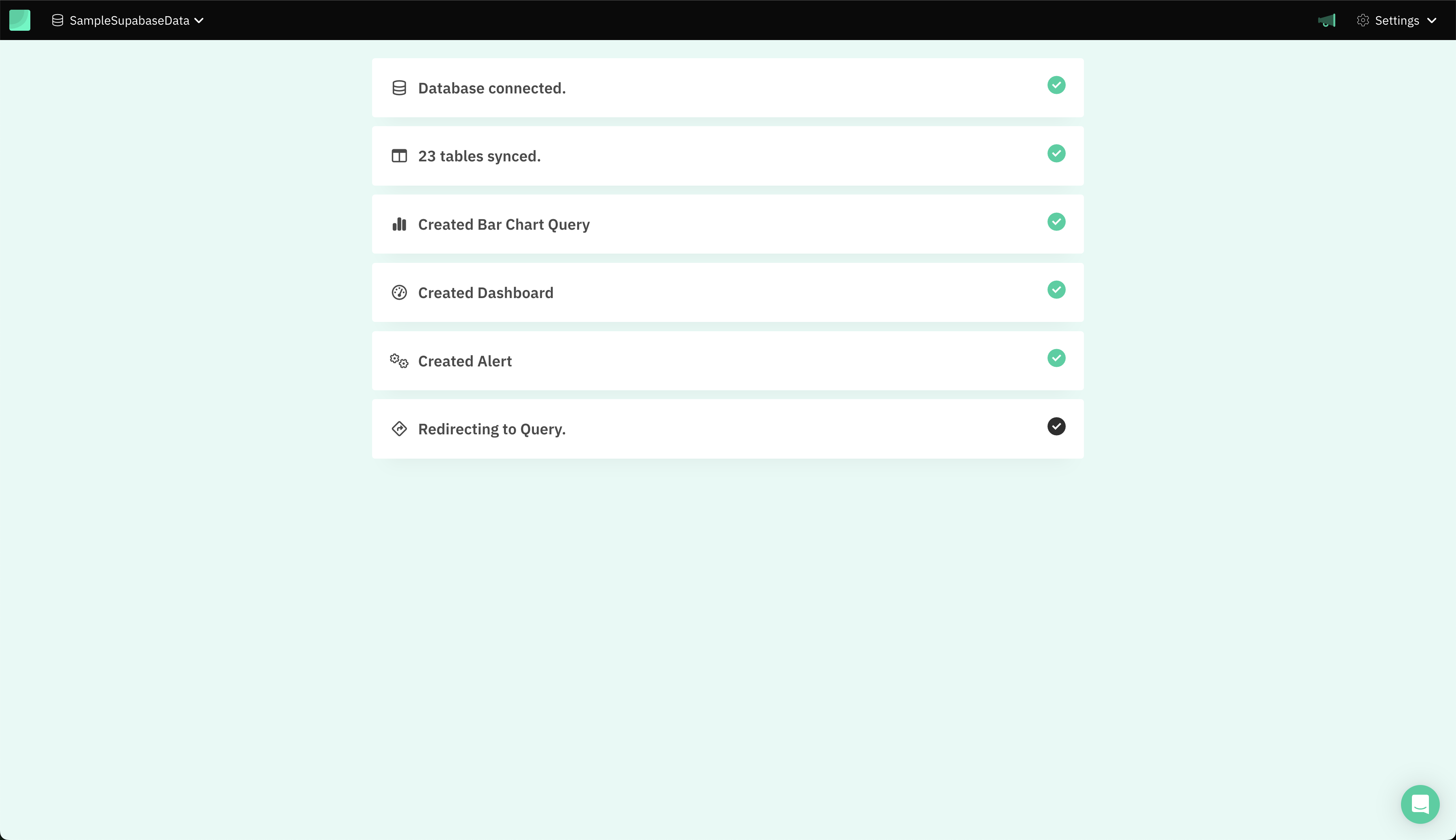 Draxlr onboarding completed
