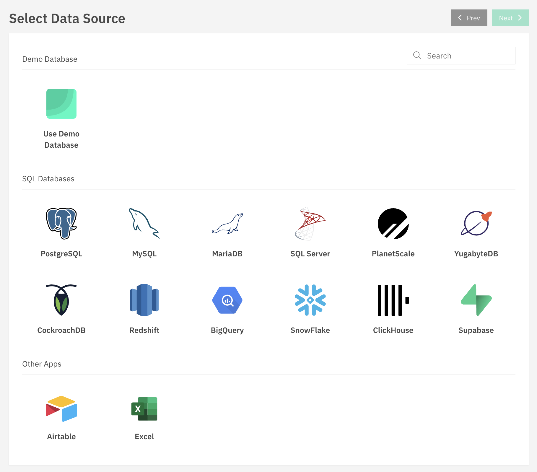 Draxlr Connect Database