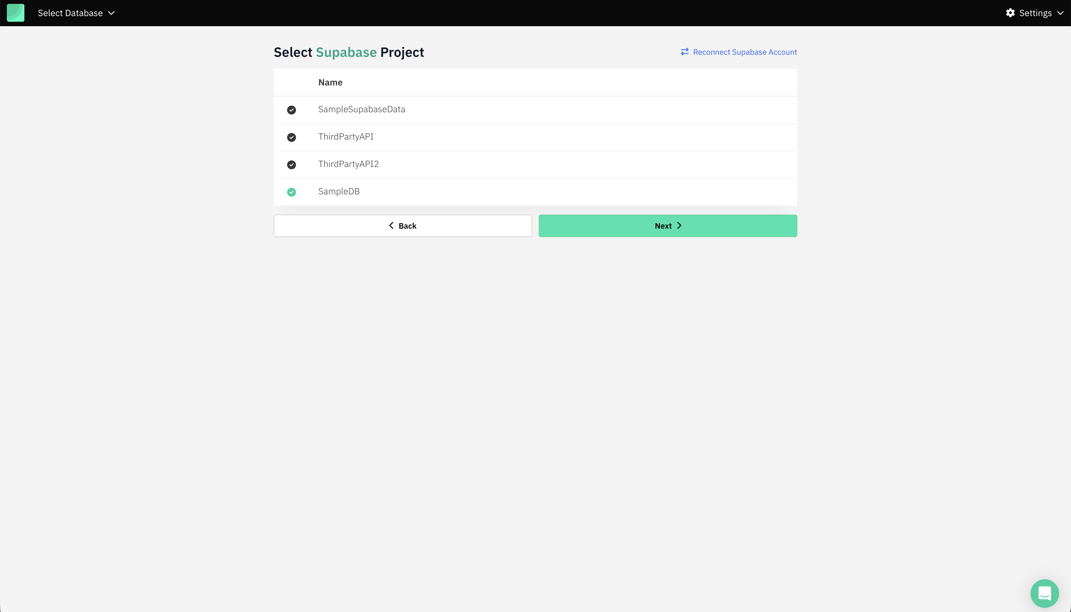 Draxlr Supabase Setup