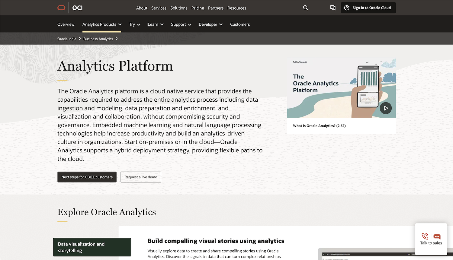 Oracle Analytics Cloud